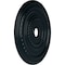 Ekena Millwork Cole Ceiling Medallion (Fits Canopies up to 9 1/8"), 25 3/8"OD x 3 3/8"ID x 1 3/8"P, Night Shade CM25CONSF - alternate 5